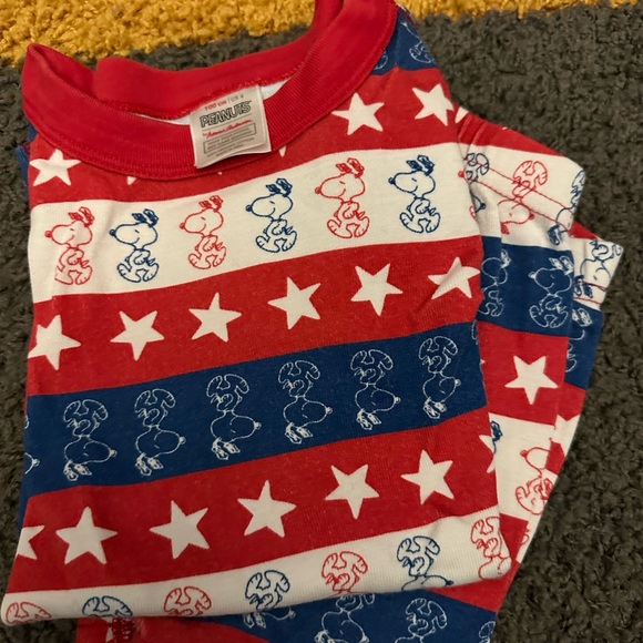Hanna Andersson Snoopy Patriotic Jammies - Picture 4 of 4